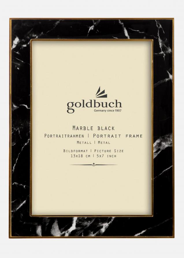 Goldbuch Rahmen Marble Schwarz 13x18 cm