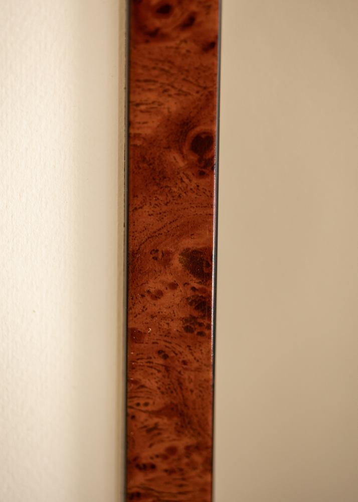Mavanti Rahmen Hermes Acrylglas Burr Walnut 70x90 cm