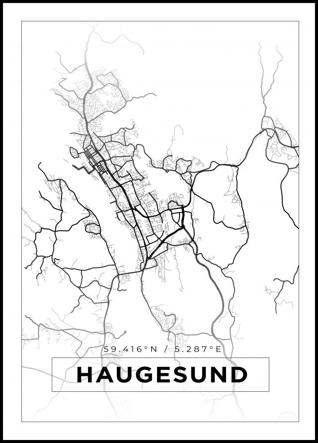 Bildverkstad Map - Haugesund - White