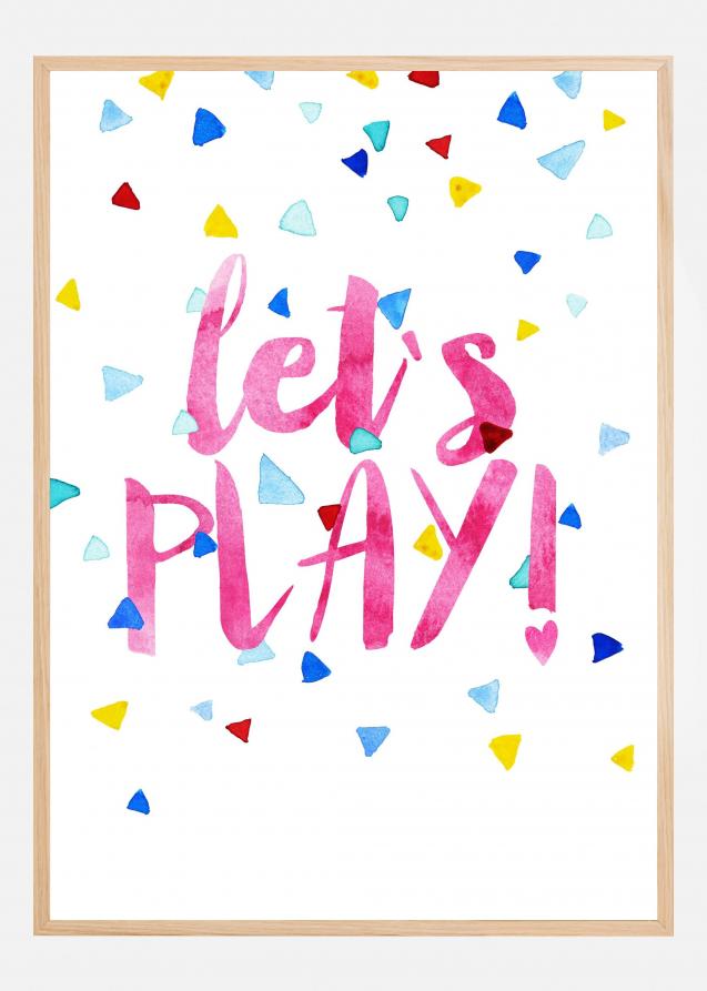 Bildverkstad Let's Play! Poster