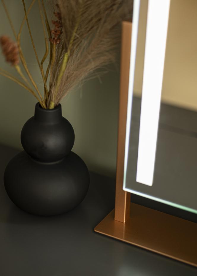 KAILA KAILA Kosmetikspiegel Stand LED Rosgold 30x41 cm