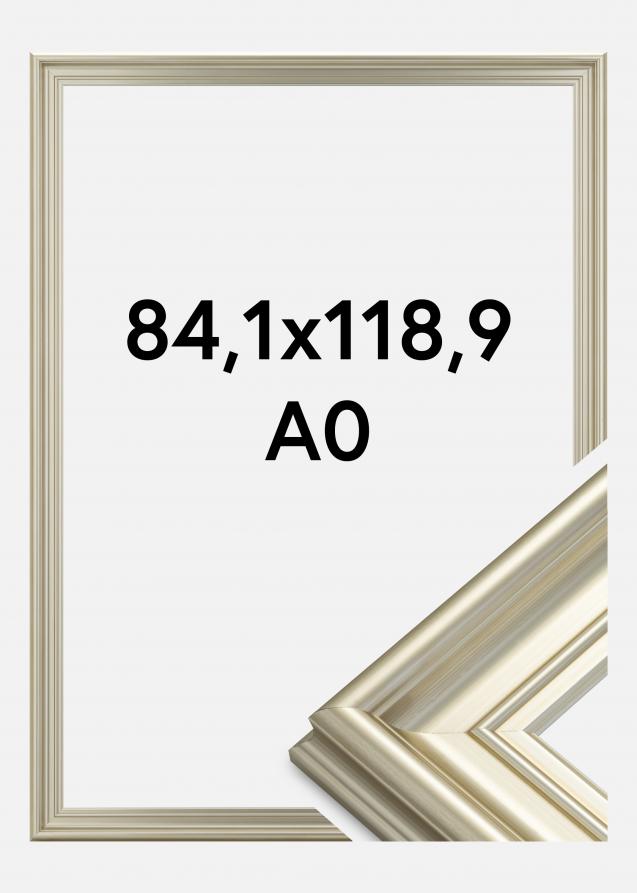 Ramverkstad Rahmen Mora Premium Silber 84,1x118,9 cm (A0)