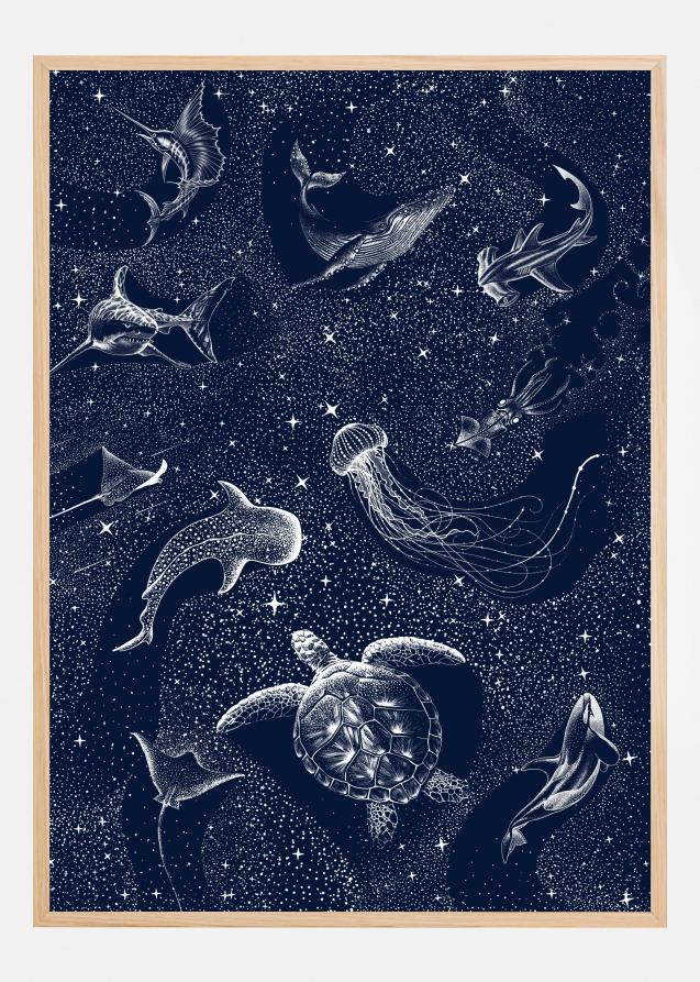 Bildverkstad Cosmic Ocean Poster