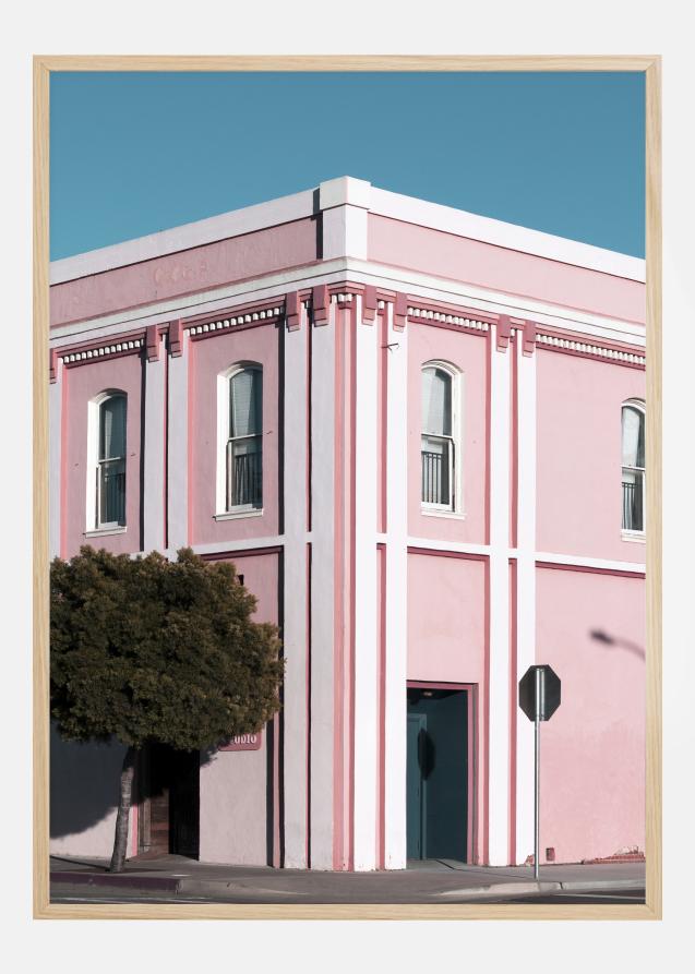 Bildverkstad Pink Building Poster