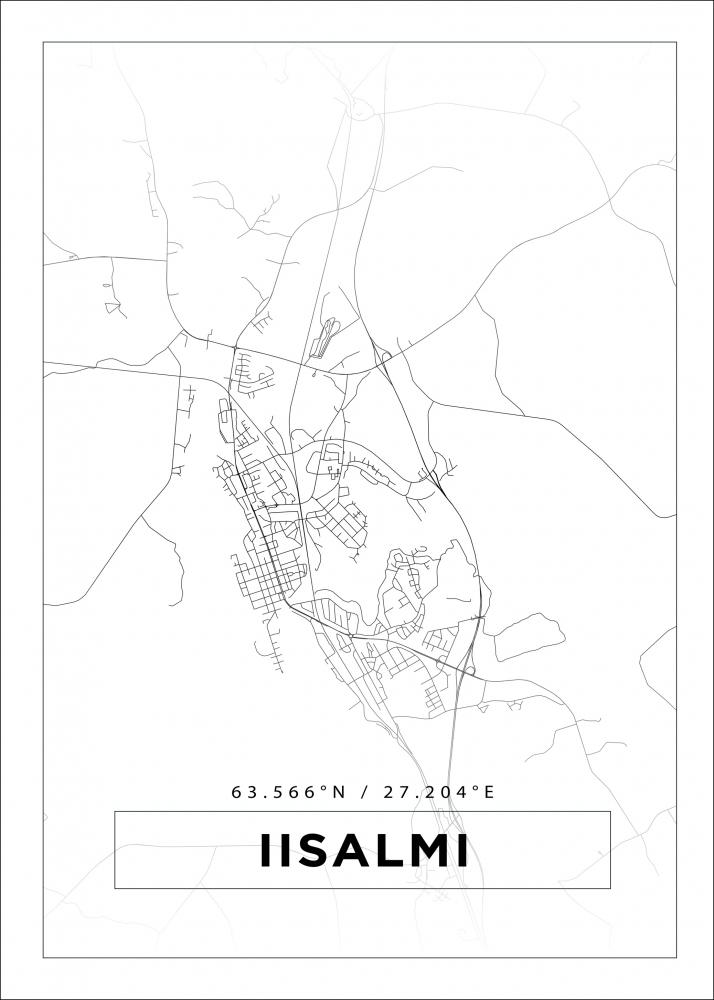 Bildverkstad Map - Iisalmi - White