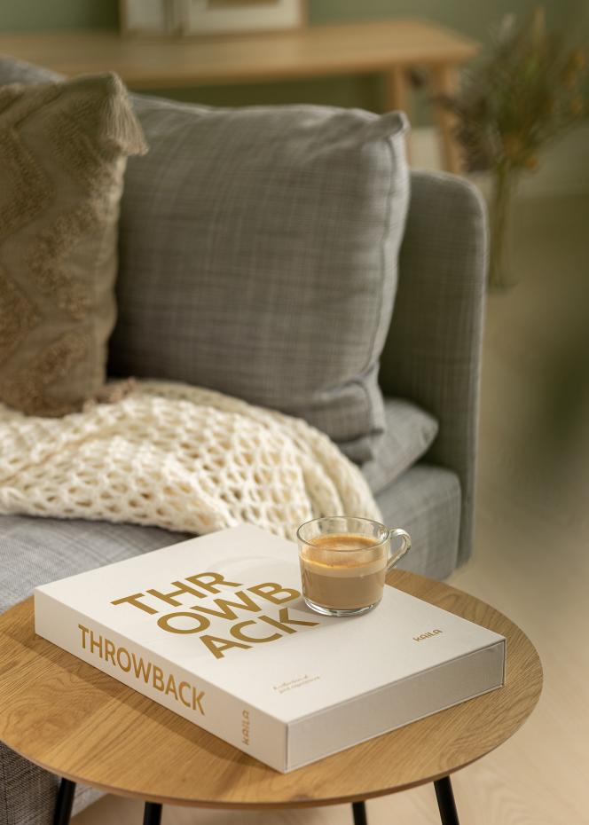 KAILA KAILA THROWBACK Warm Grey XL - Coffee Table Photo Album (20 Schwarze Seiten)