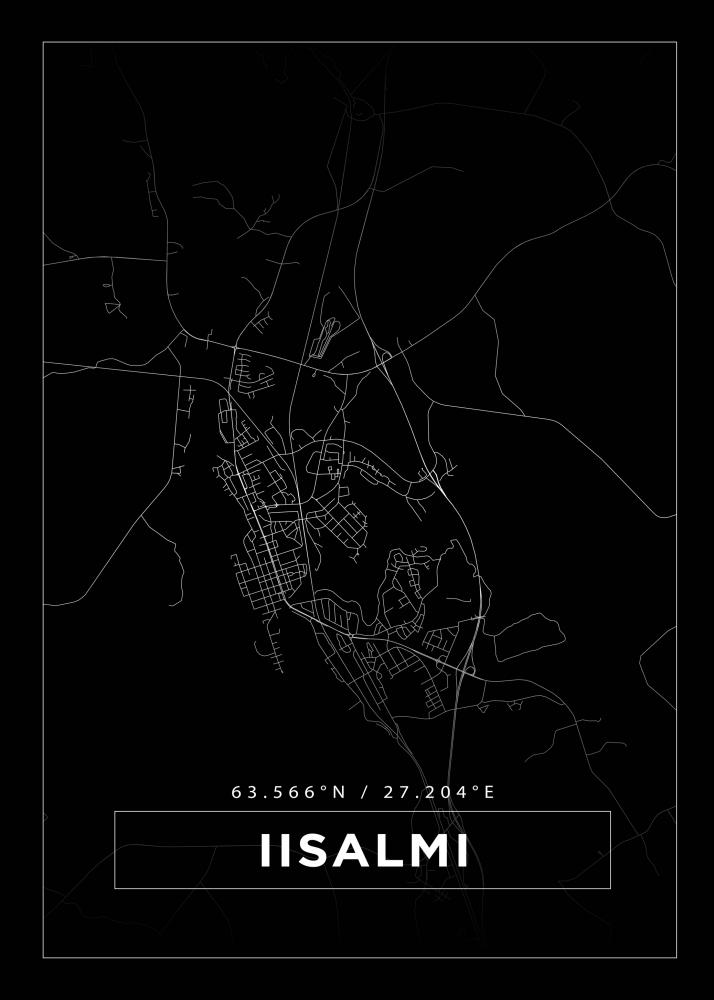 Bildverkstad Map - Iisalmi - Black