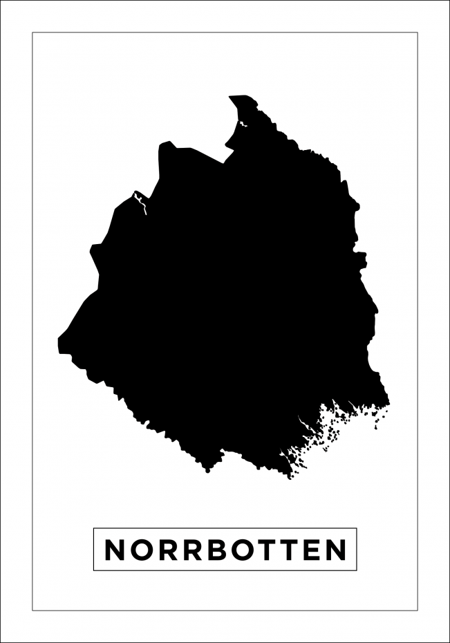 Bildverkstad Map - Norrbotten - White