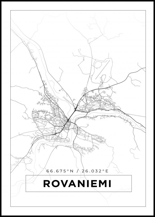 Bildverkstad Map - Rovaniemi - White