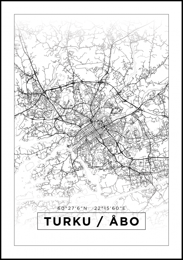 Bildverkstad Map - Turku / Åbo - White