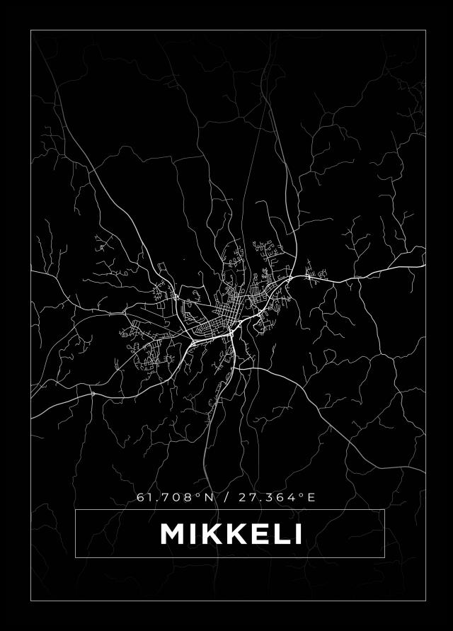 Bildverkstad Map - Mikkeli - Black