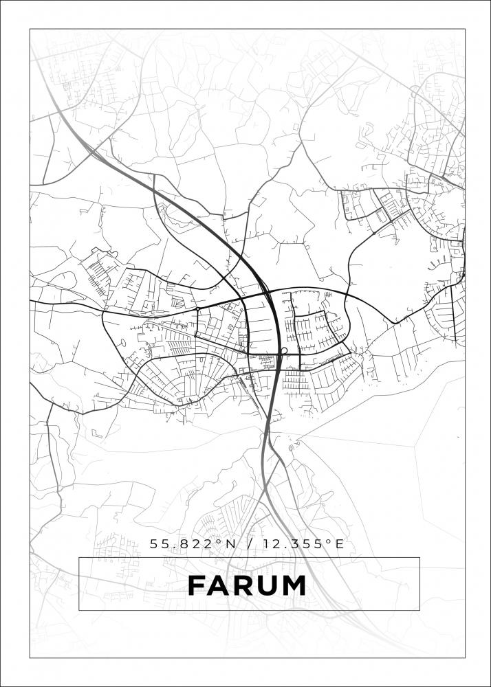 Bildverkstad Map - Farum - White