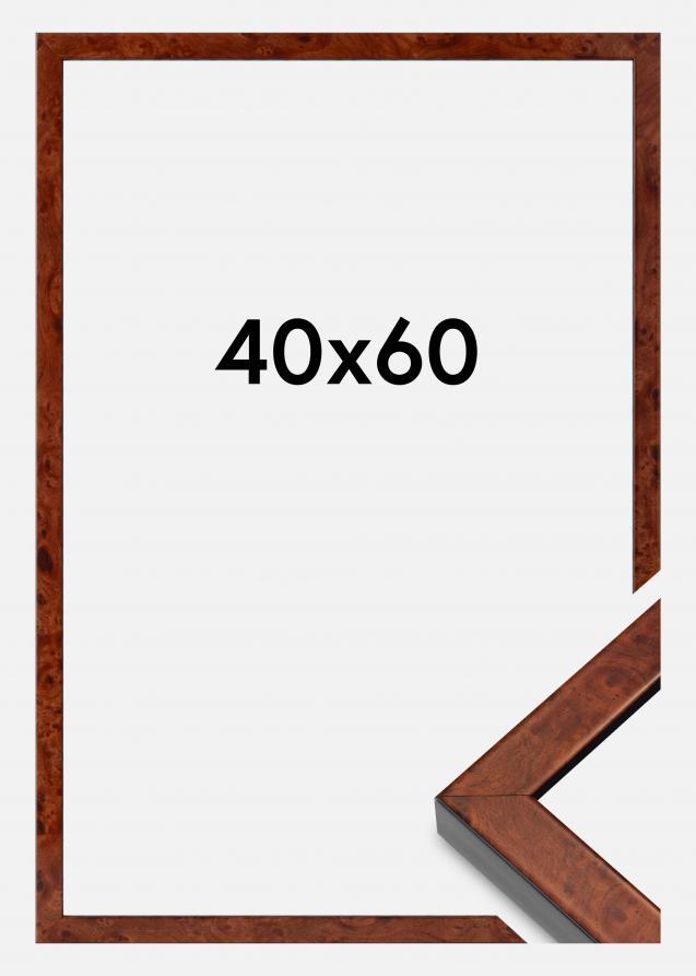 Mavanti Rahmen Hermes Acrylglas Burr Walnut 40x60 cm