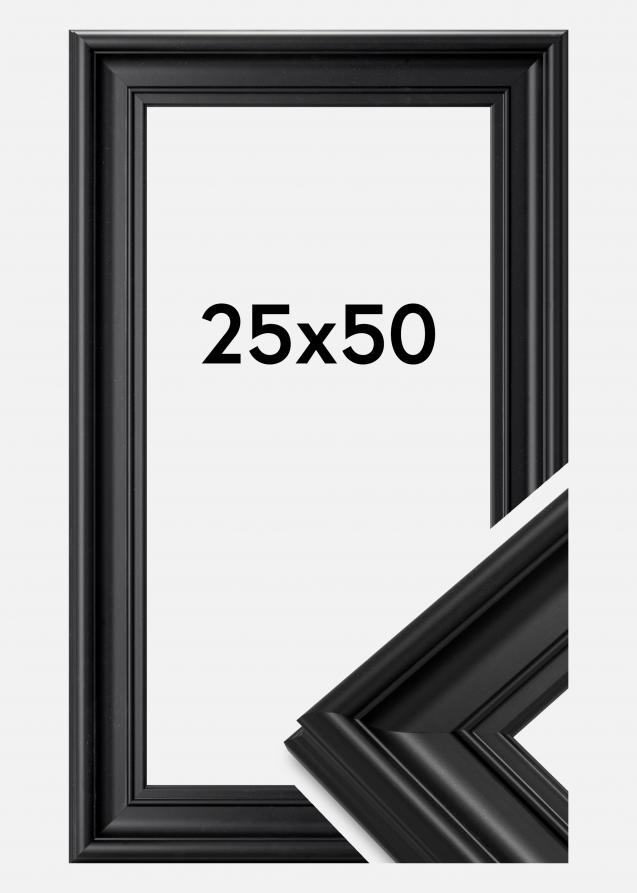 Ramverkstad Rahmen Mora Premium Schwarz 25x50 cm