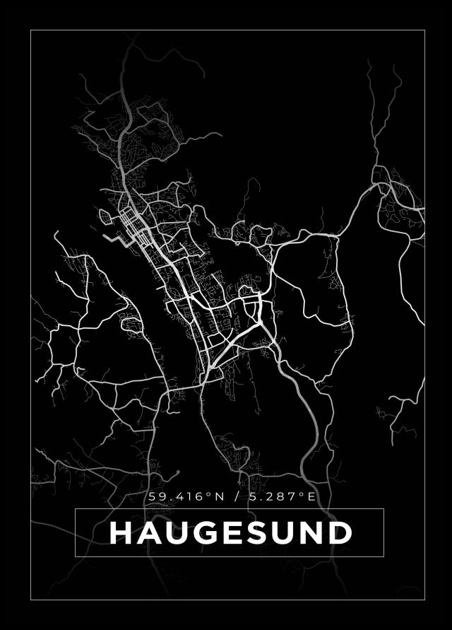 Bildverkstad Map - Haugesund - Black