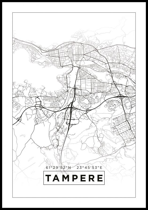 Bildverkstad Map - Tampere - White