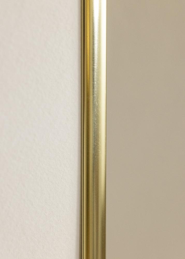 Ram med passepartou Rahmen Visby Gold Glnzend 50x70 cm - Passepartout Wei 40x60 cm