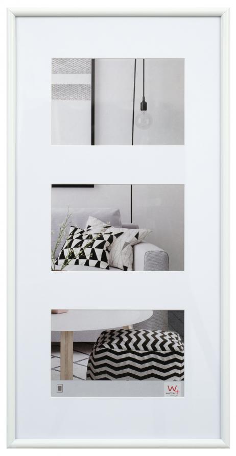 Walther Galeria Collage-Rahmen Weiß - 3 Bilder (10x15 cm)
