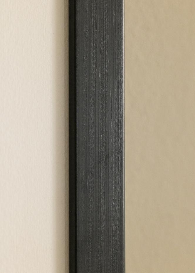 Ram med passepartou Rahmen Trendline Schwarz 50x70 cm - Passepartout Wei 40x60 cm