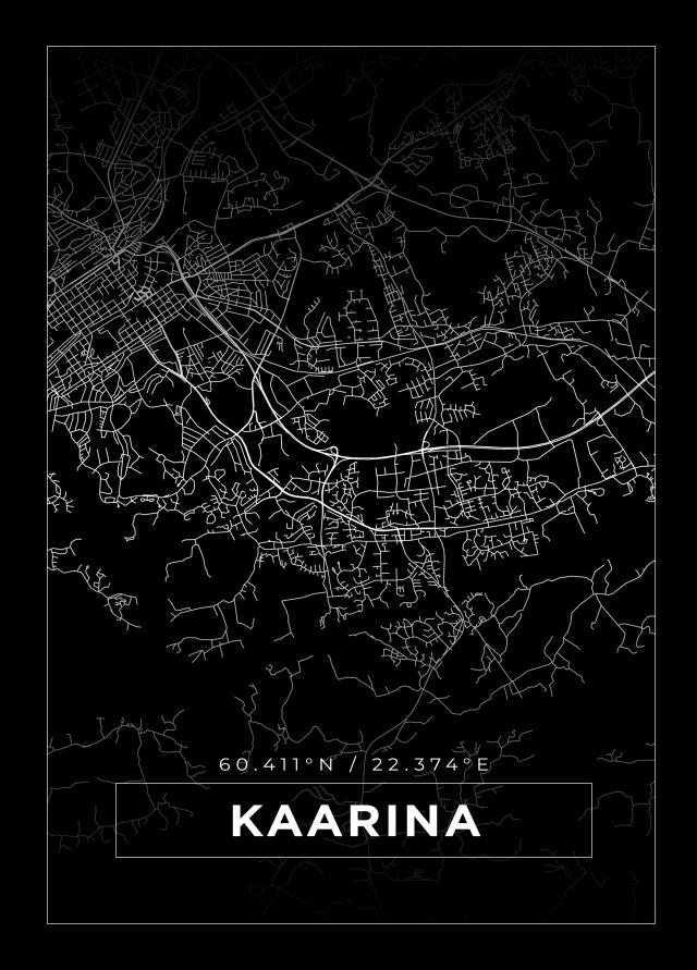 Bildverkstad Map - Kaarina - Black