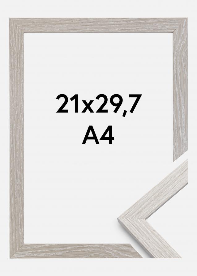 Estancia Rahmen Stilren Acrylglas Light Grey Oak 21x29,7 cm (A4)
