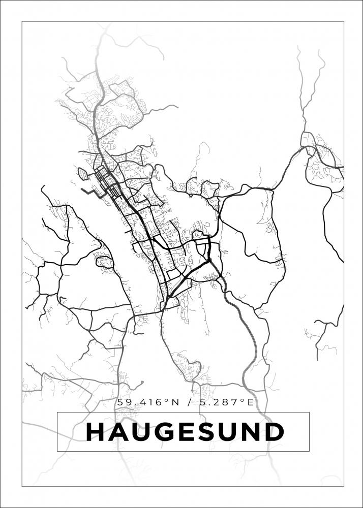 Bildverkstad Map - Haugesund - White