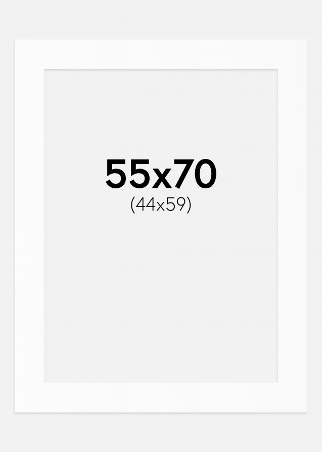 Artlink Passepartout Weiß Standard (weißer Kern) 55x70 cm (44x59)