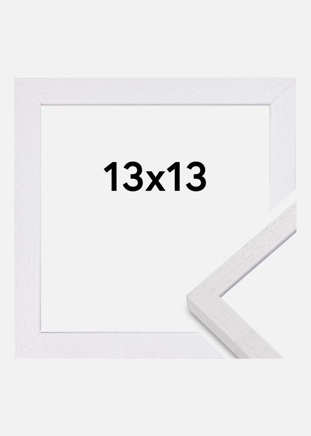Mavanti Bilderrahmen Glendale Matt Antireflexglas Weiß 13x13 cm