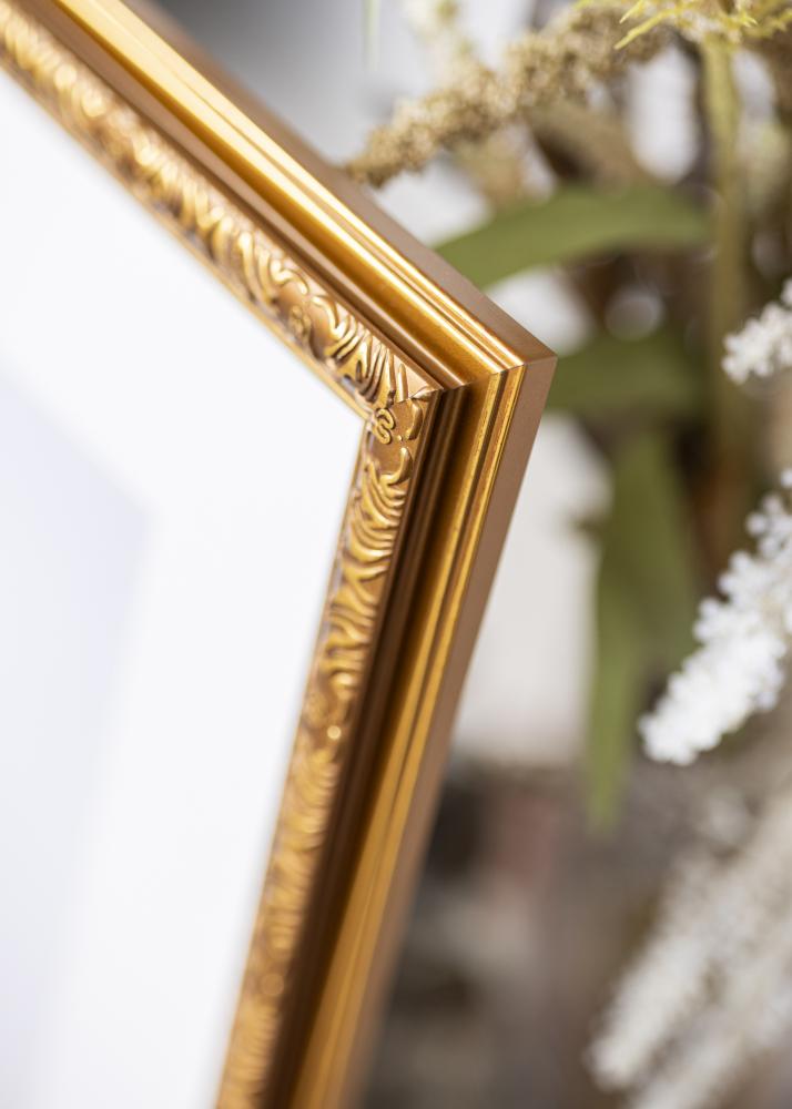 BGA Rahmen Swirl Acrylglas Gold 42x59,4 cm (A2)