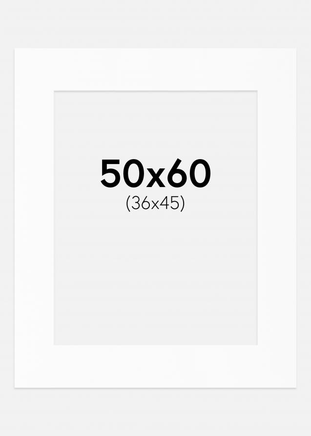 Artlink Passepartout Weiß Standard (weißer Kern) 50x60 cm (36x45)