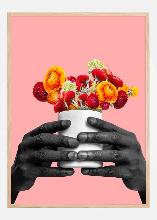 Bildverkstad A cup of flowers Poster