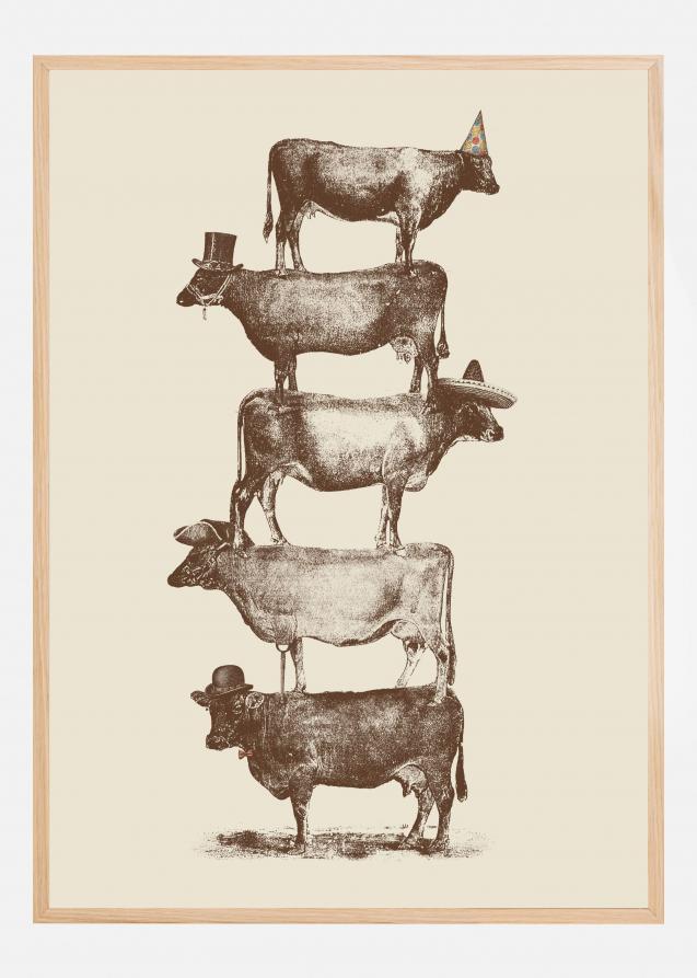 Bildverkstad Cow Cow Nuts Poster