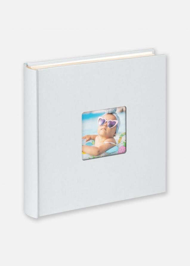Walther Fun Babyalbum Blau - 30x30 cm (100 weiße Seiten/50 Blatt)