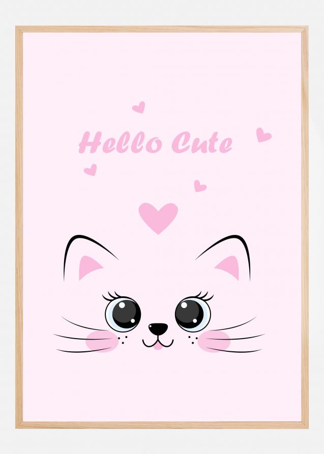 Bildverkstad Pink Cat Poster