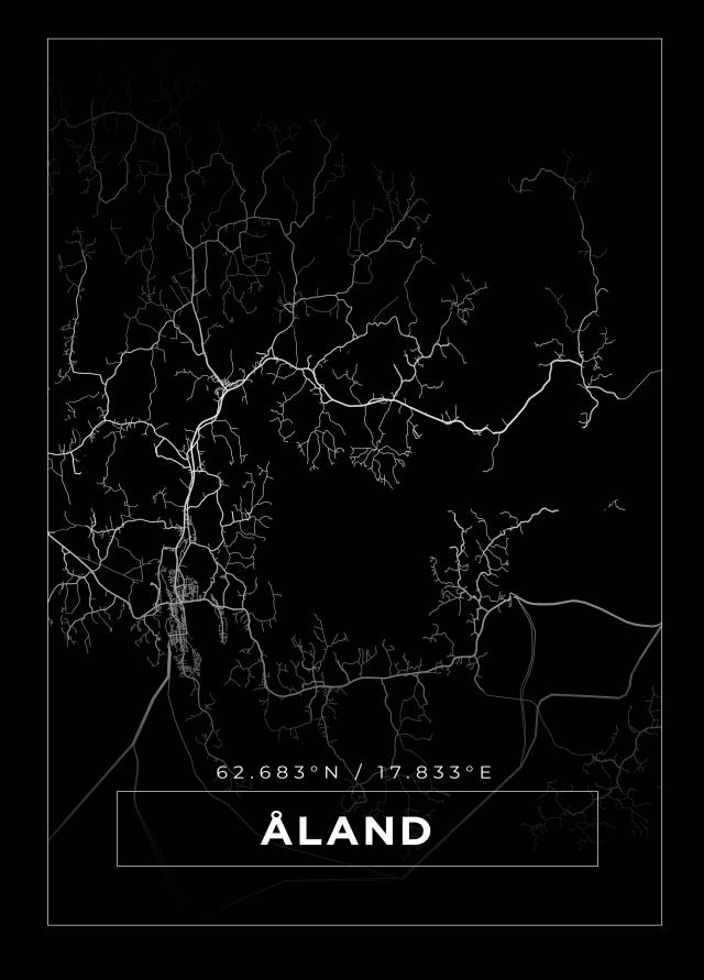 Bildverkstad Map - Åland - Black