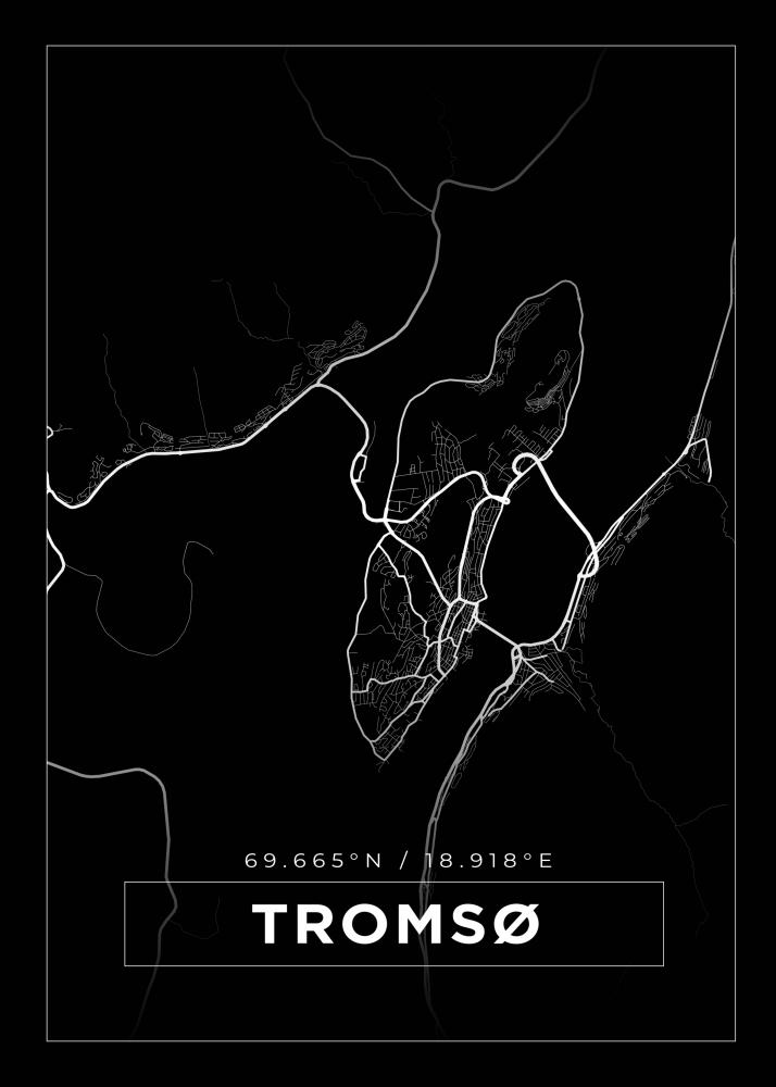 Bildverkstad Map - Troms - Black
