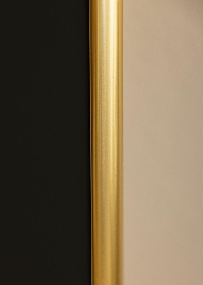 Ram med passepartou Rahmen Victoria Gold 70x100 cm - Passepartout Schwarz 59,4x84 cm (A1)