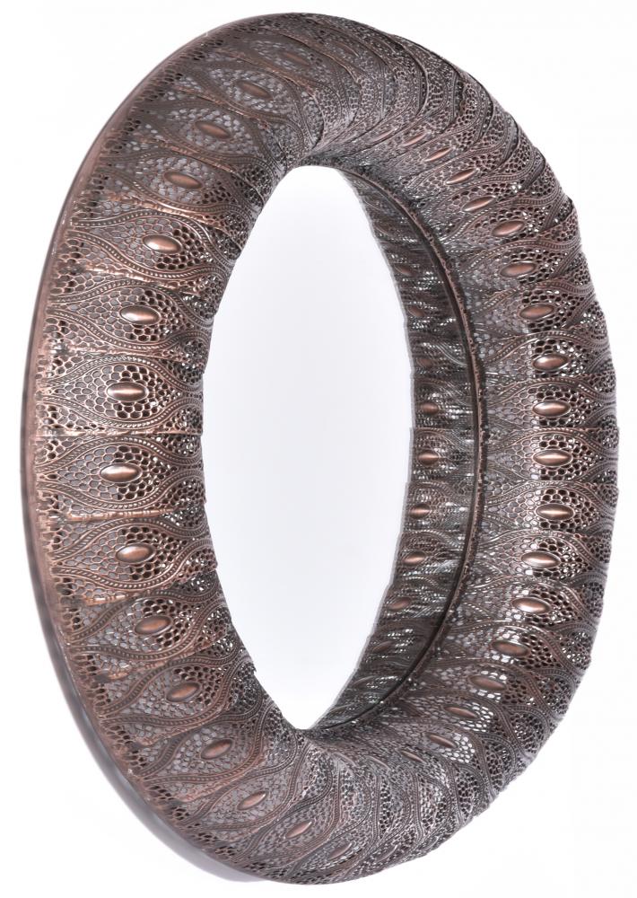 Innova Editions Spiegel Marrakesh Round Metal Bronze 74 cm 