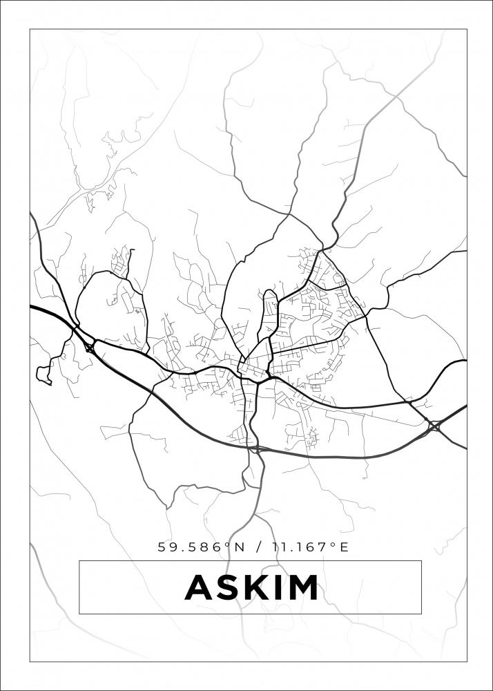 Bildverkstad Map - Askim - White