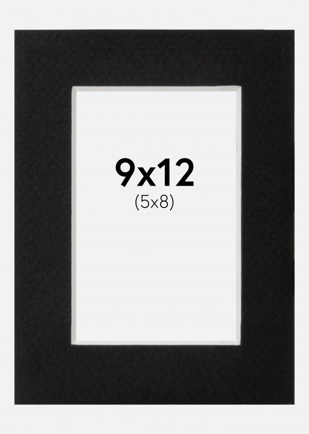 Artlink Passepartout Schwarz Standard (weißer Kern) 9x12 cm (5x8)
