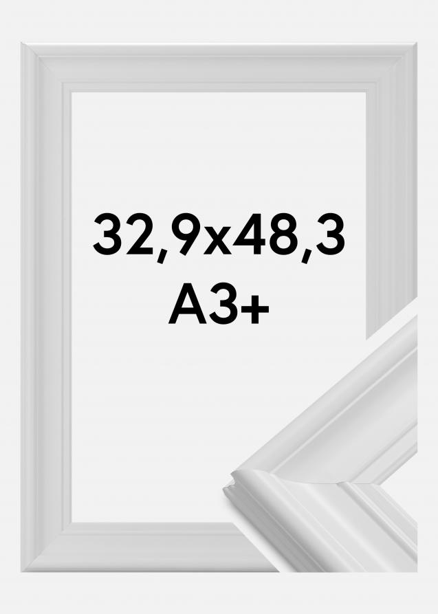 Ramverkstad Rahmen Mora Premium Weiß 32,9x48,3 cm (A3+)