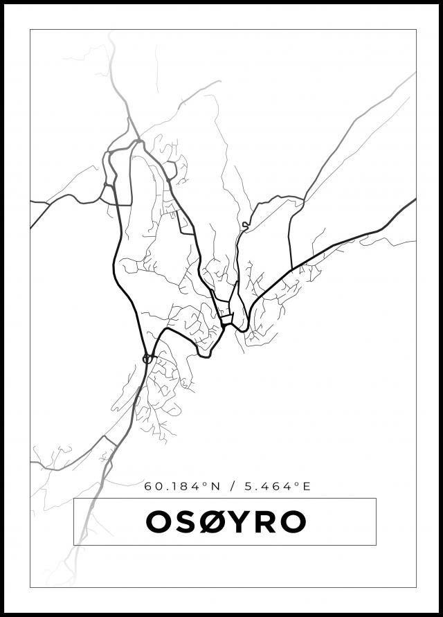Bildverkstad Map - Osøyro - White