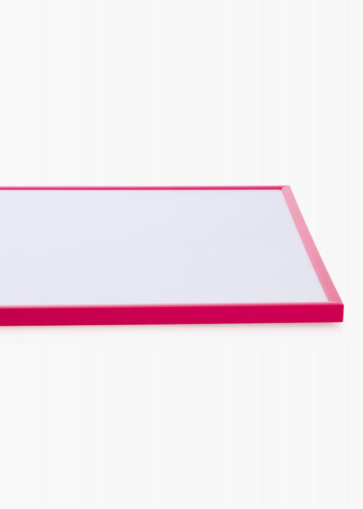 Ram med passepartou Rahmen New Lifestyle Hot Pink 50x70 cm - Passepartout Wei 33x56 cm