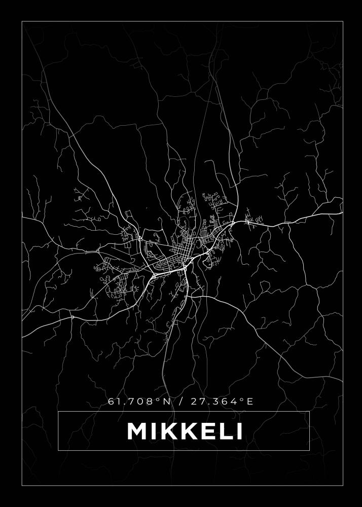 Bildverkstad Map - Mikkeli - Black