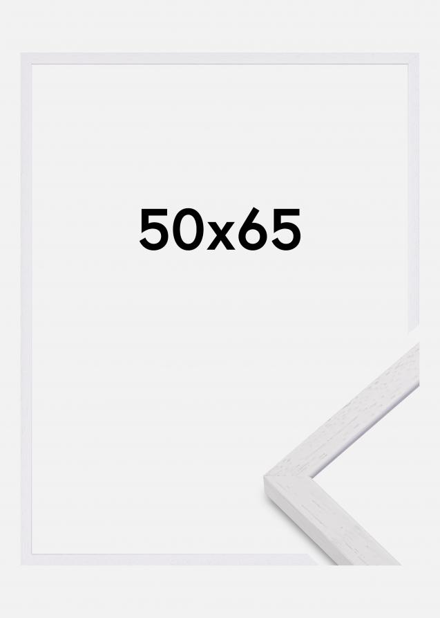 Mavanti Bilderrahmen Glendale Matt Antireflexglas Weiß 50x65 cm