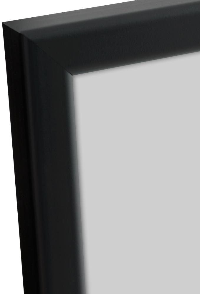 HHC Distribution Rahmen Slim Matt Antireflexglas Schwarz 9x12 cm