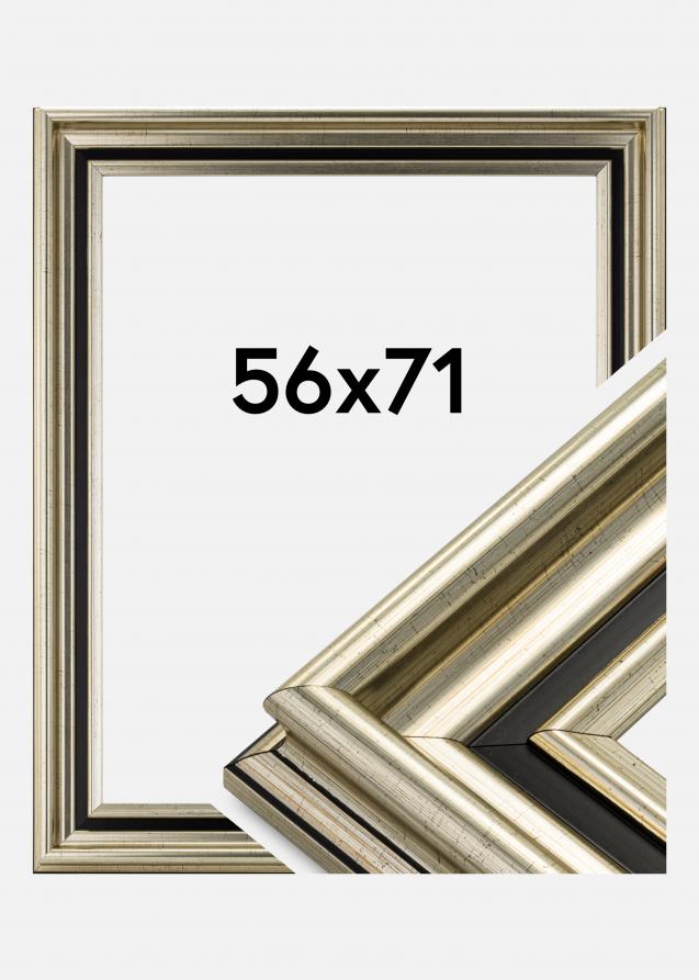 Ramverkstad Rahmen Gysinge Premium Silber 56x71 cm