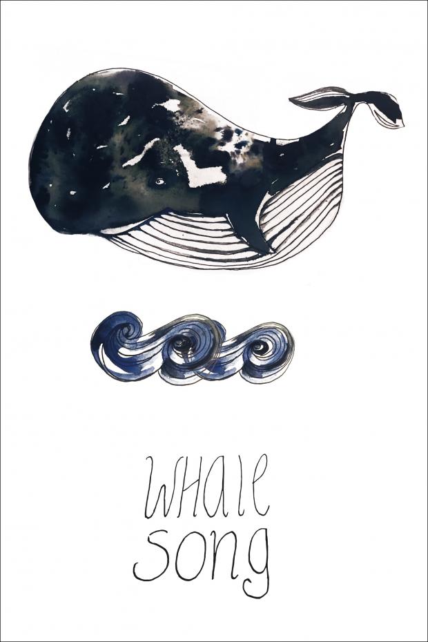 Bildverkstad Whale song Poster