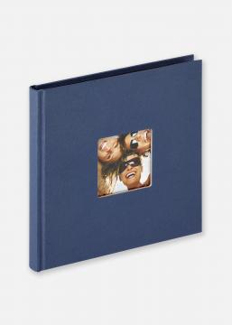 Walther Fun Album Blau - 18x18 cm (30 schwarze Seiten / 15 Blatt)