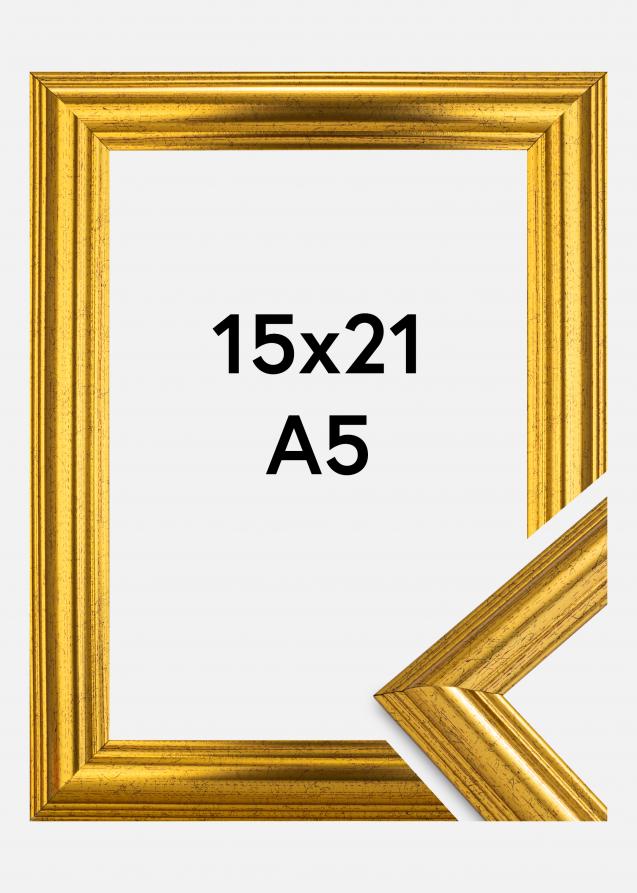 Galleri 1 Rahmen Västkusten Acrylglas Gold 15x21 cm (A5)